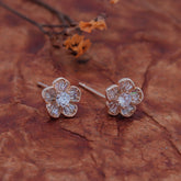 Trendy Flower Stud Earring